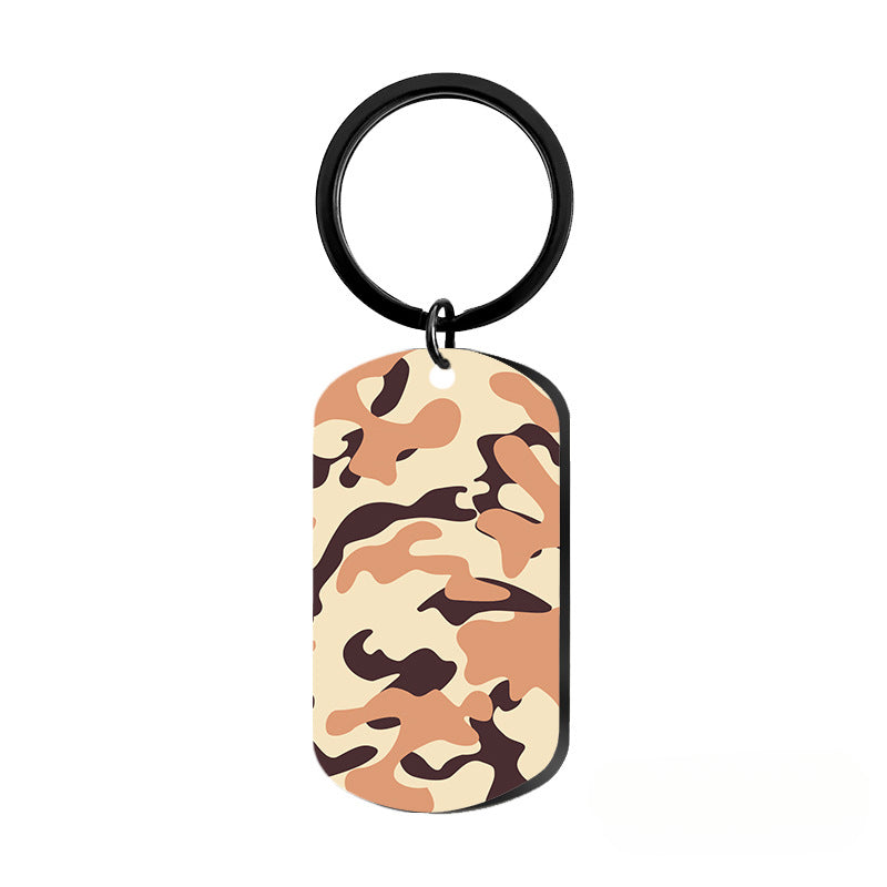 Wholesale Camouflage Series Metal Keychain